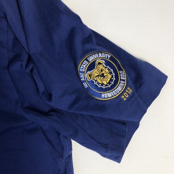 Polo Golf Ralph Lauren Mens XL Blue Vintage Isle Short Sleeve Polo Big Horse A10 - Picture 5 of 6